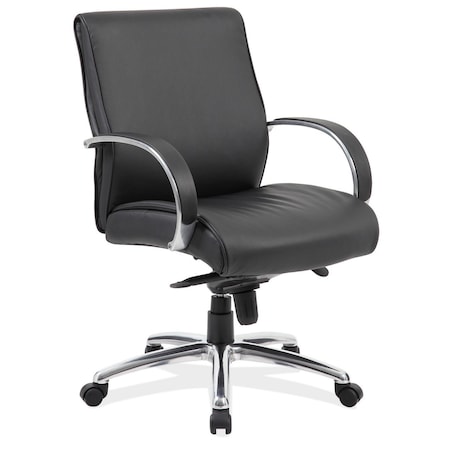 Officesource Prestige Collection Mid Back Executive Chair 7745VBK